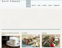 Tablet Screenshot of cafefrescopaxton.com